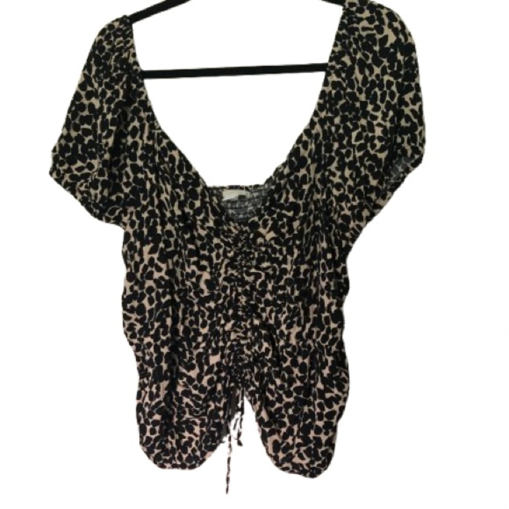 Leopard Print Women's Top